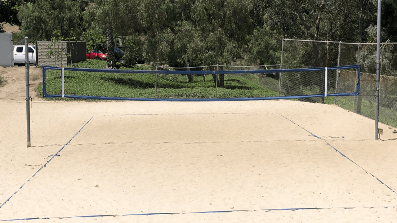 Sand Volleyball Court Lines and Net Nellie Gail Ranch Owners Association