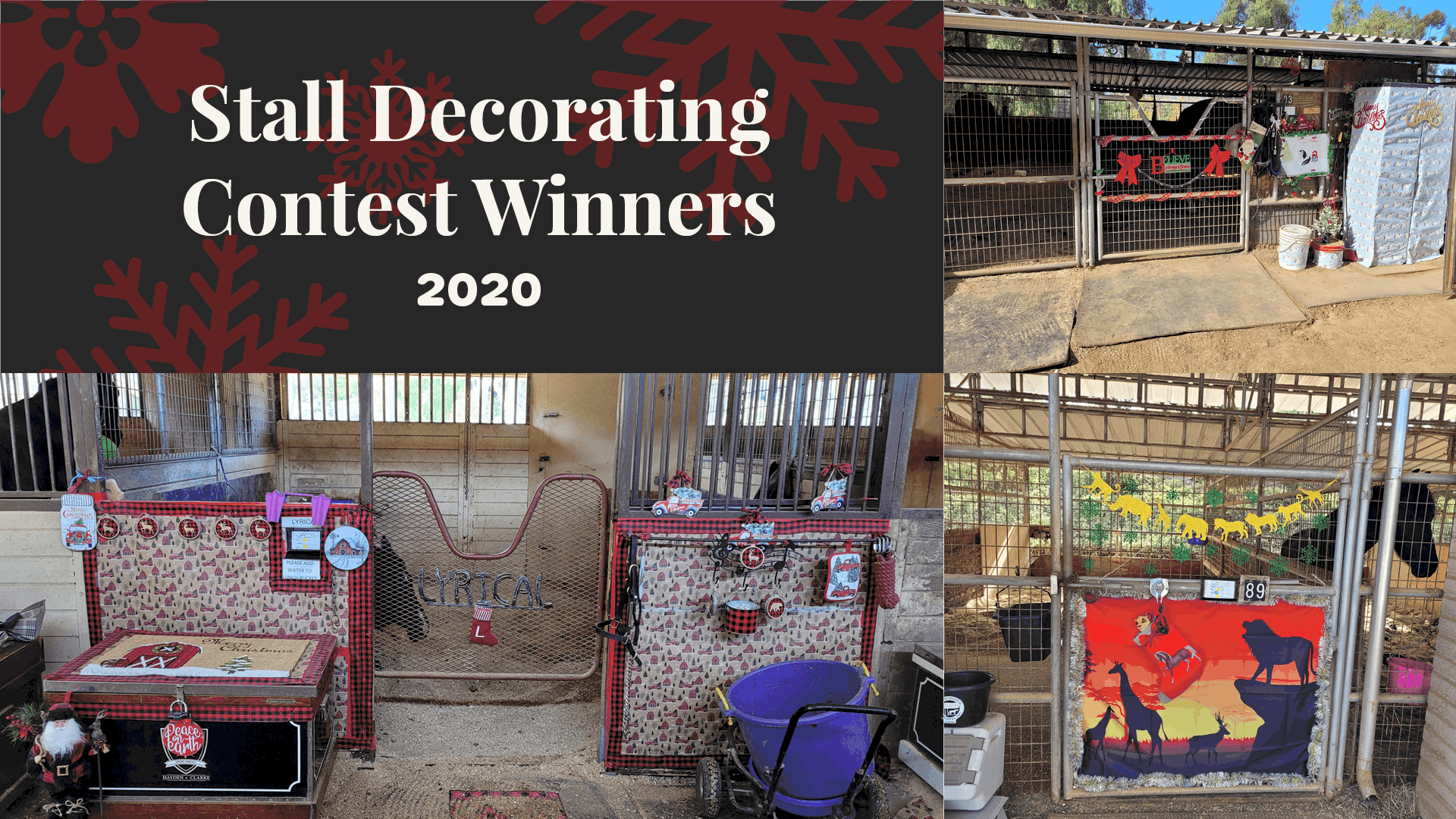 Stall Decorating Contest Winners Nellie Gail Ranch Owners Association